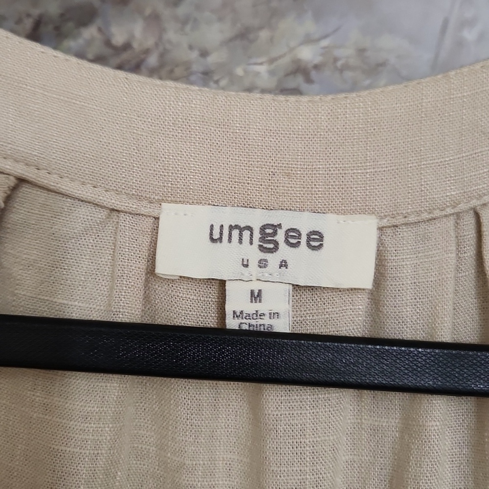 Umgee Colorblock Tiered Dress Cottagecore Farmhouse Bohemian Coastal Medium - Picture 6 of 9